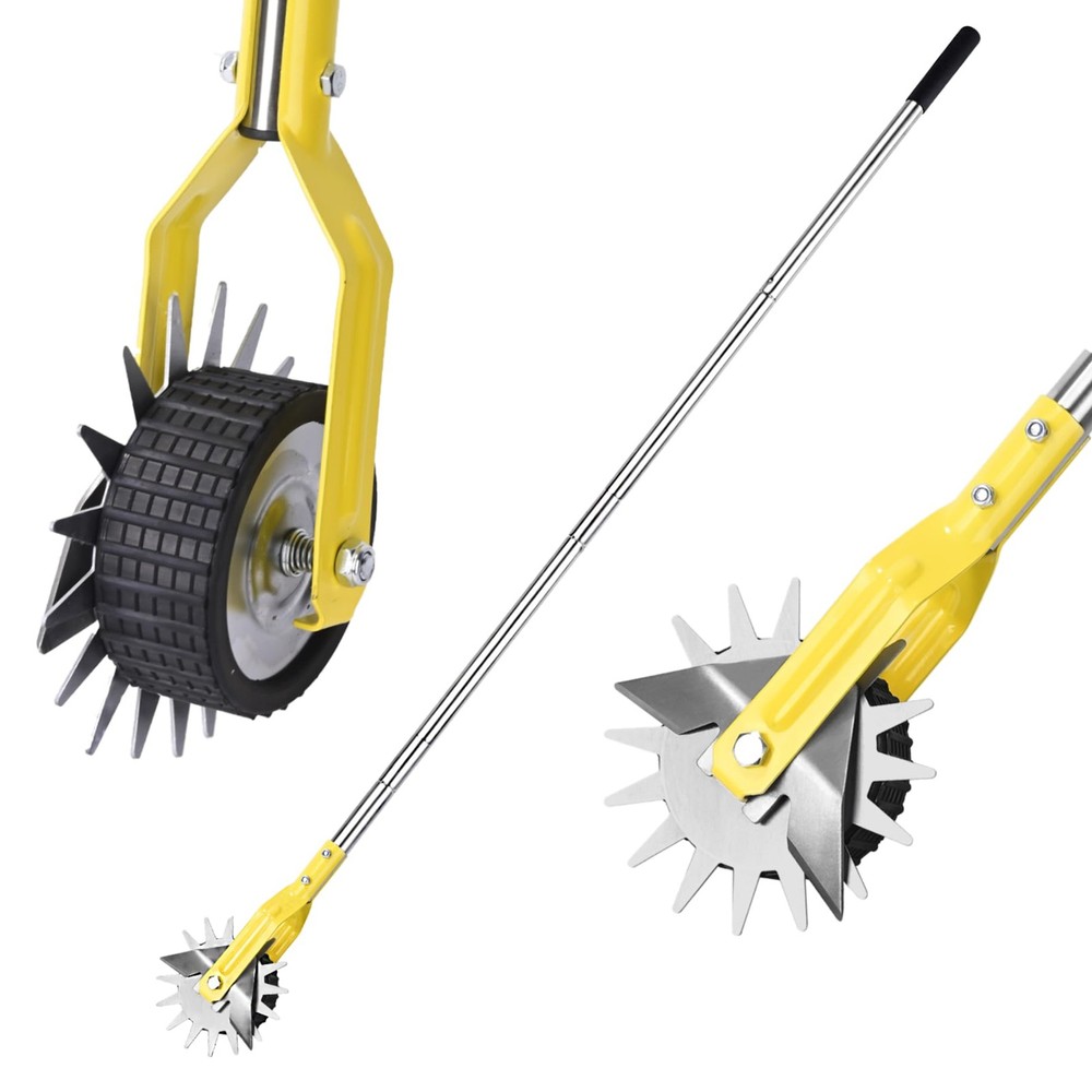 Wheel Rotary Edger，Edger for Lawn Edges Alongside Sidewalks & Driveways，with ...