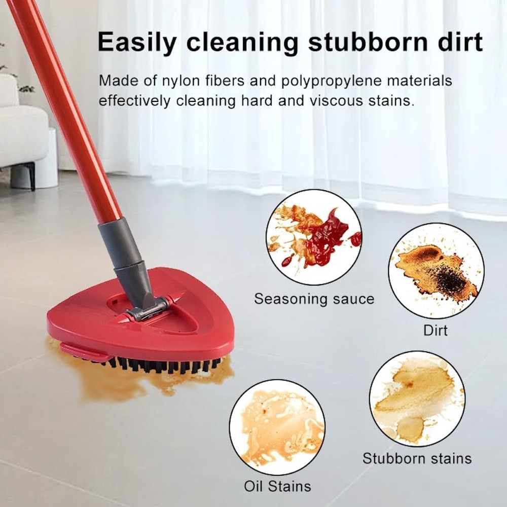 Ocedar Mop Replacement Heads, 2 Pack, Spin System Brush, Kitchen Tool, Red