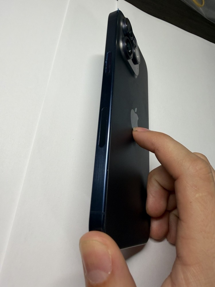 iPhone 15 Pro Max Housing Frame + Back Glass OEM Replacement Color Blue