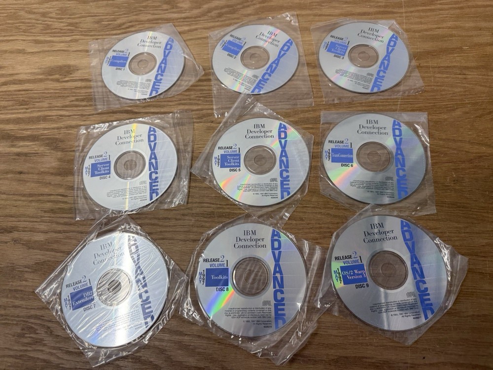 IBM Developer Connection NEW CD ADVANCED Release 2 1997 Toolkits Software