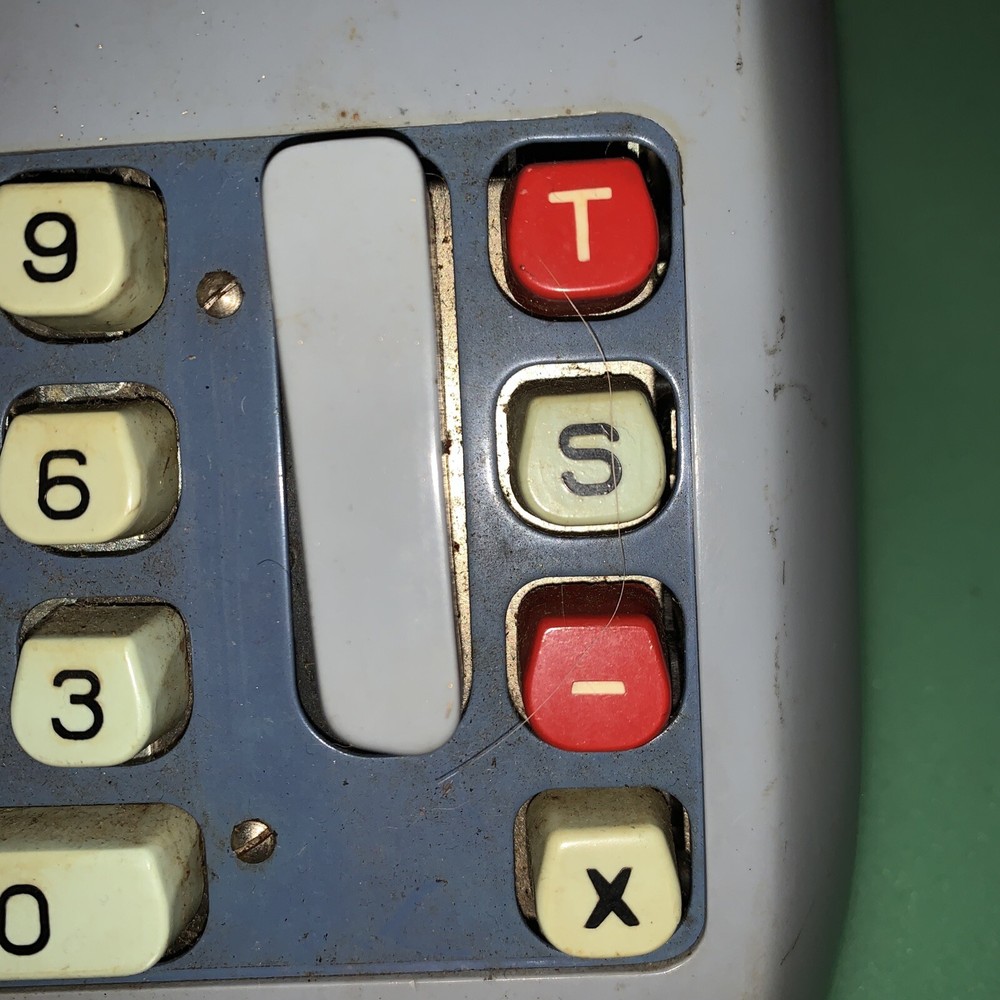 Bohn Unitrex M-3 Adding Machine Japan Tested Working