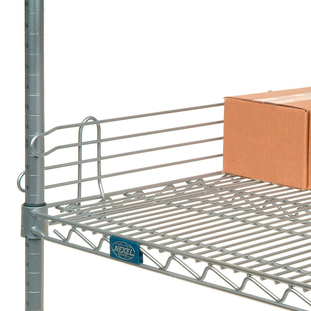 Nexel 188CP77 30"L X 4"H Chrome Ledge for Solid Shelves