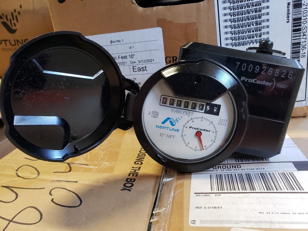 Neptune ProCoder R900i V5 10" Water Meter Register RPM5F01 – New Open Box