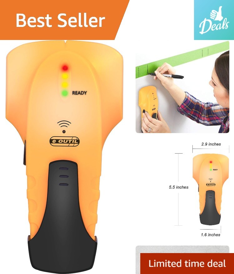 Lightweight and Efficient Stud Finder with LED Display & Beeping Alerts