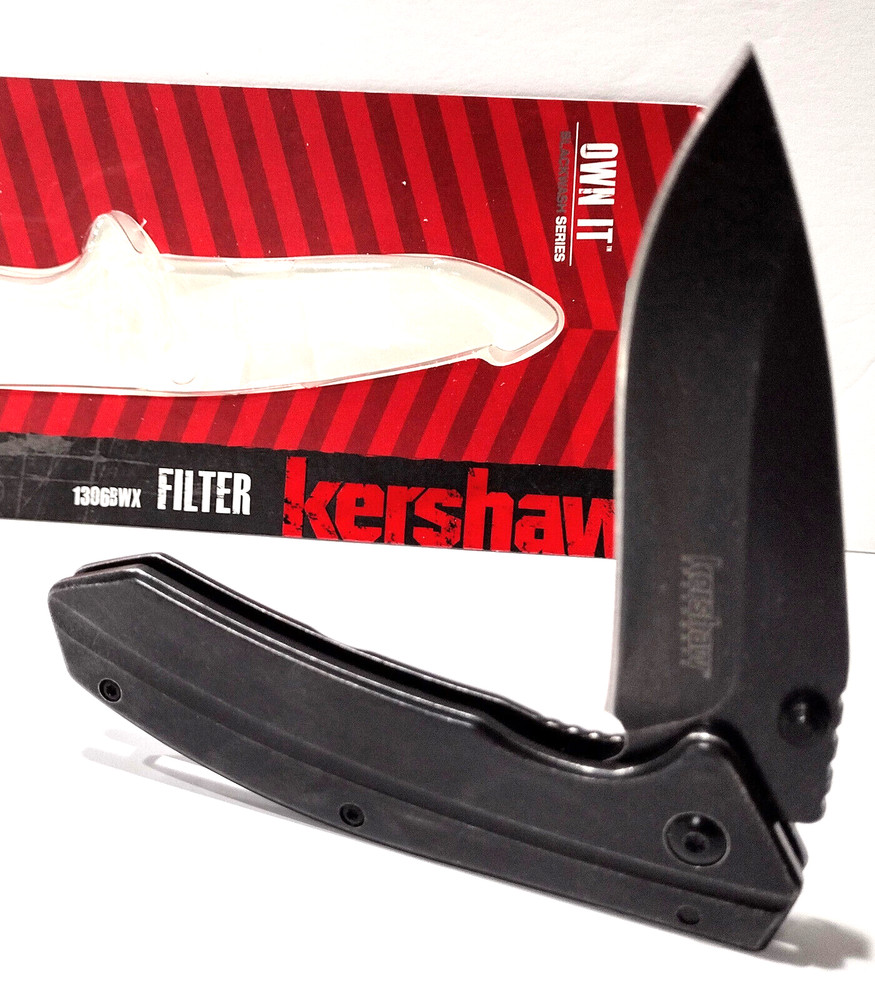 KERSHAW KS1306 OWN IT Filter Spring Open Assisted Tactical Folding Pocket Knife