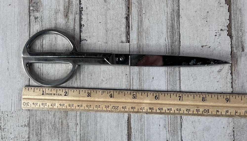 Vintage Sewing Scissors 9"
