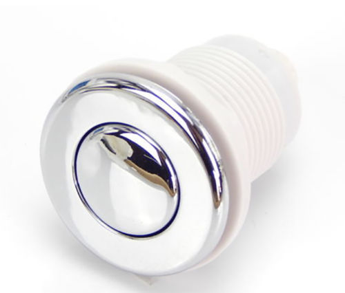 SPA PEDICURE PARTS AIR SWITCH/ PUSH BUTTON/ AIR BUTTON CHROME COVER