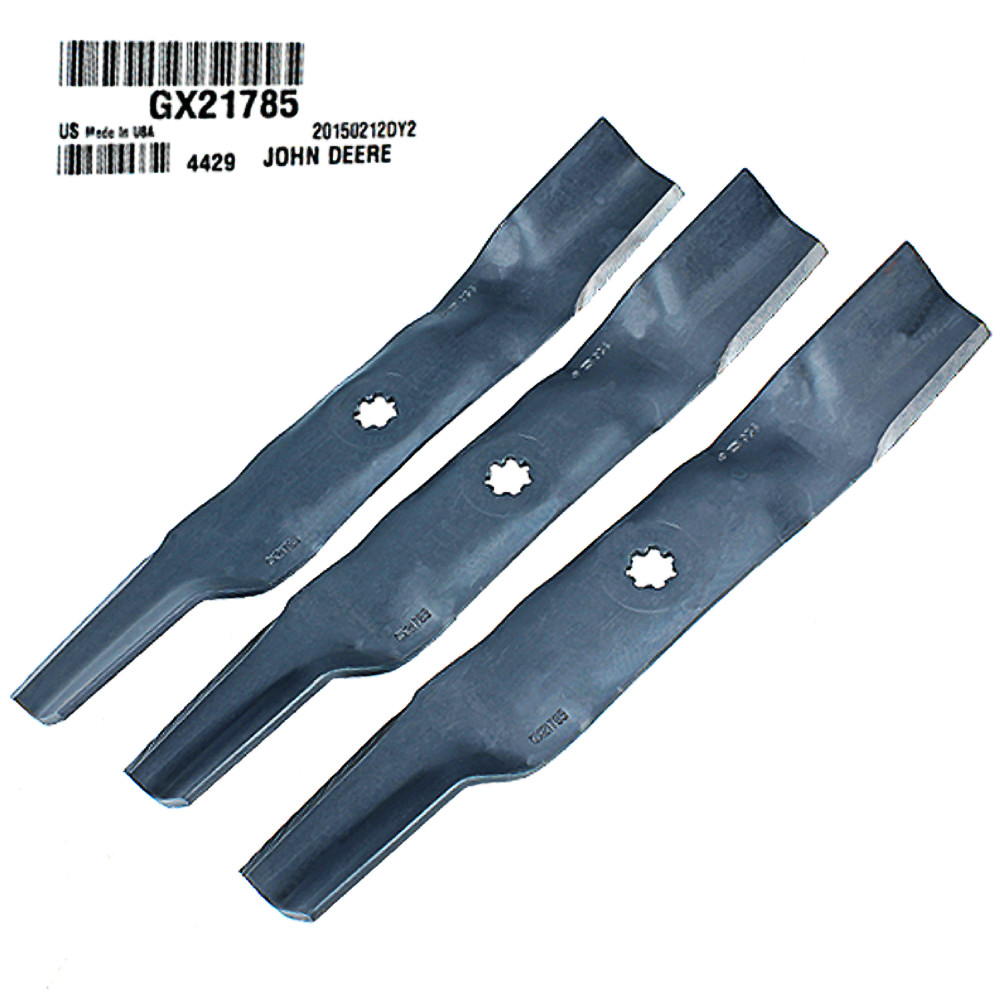John Deere Original Equipment 3 Blades #GX21785