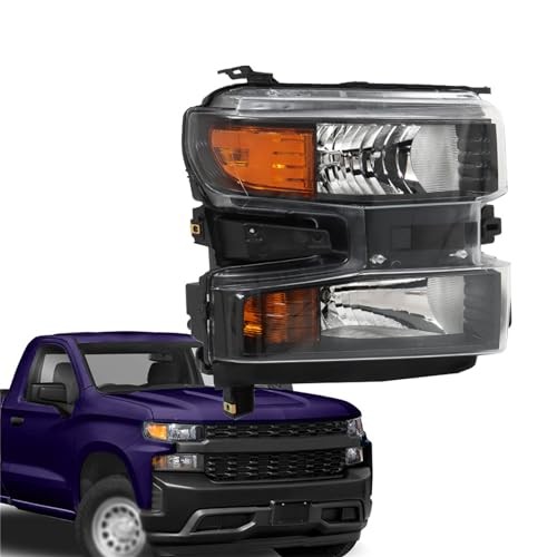 Headlight Assembly Replacement for Si-lverado 2019 2020 2021 Headlamp