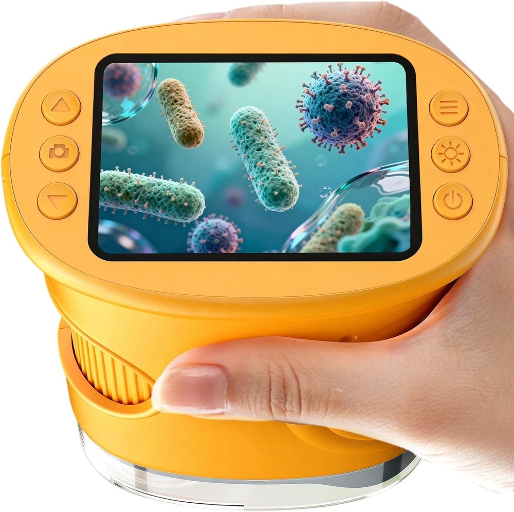 Handheld 1000X Digital Microscope - Perfect Birthday Gift for Young Explorers