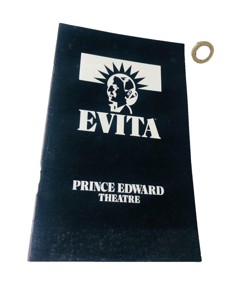 Theatre Programme Evita 1978 Vintage ra