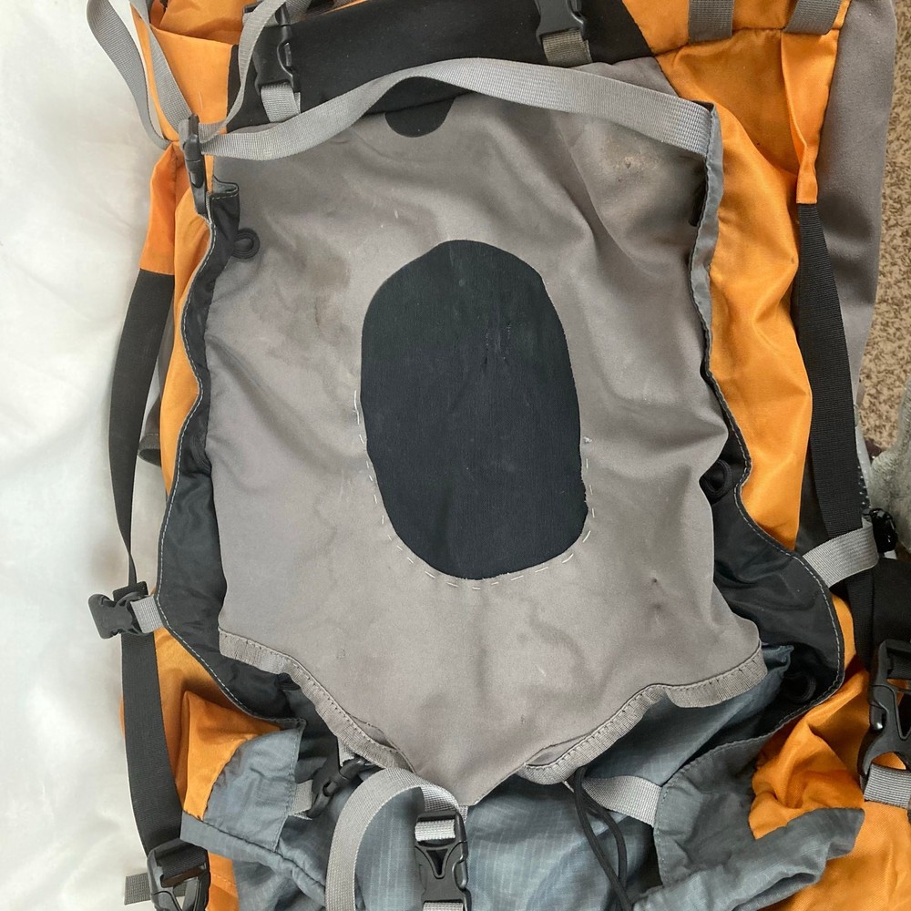 Osprey Aether 70 Hiking Pack Orange Gray M Backpacking Outdoors Trek - MODIFIED