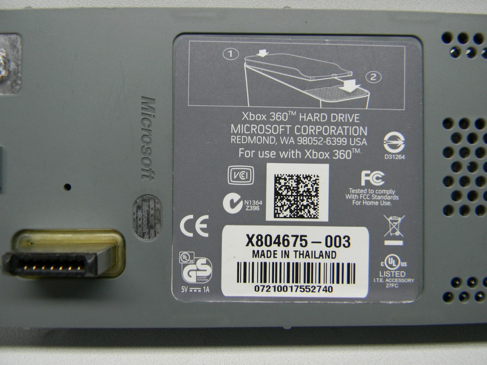 Microsoft XBOX 360 Hard Drive Kit #725