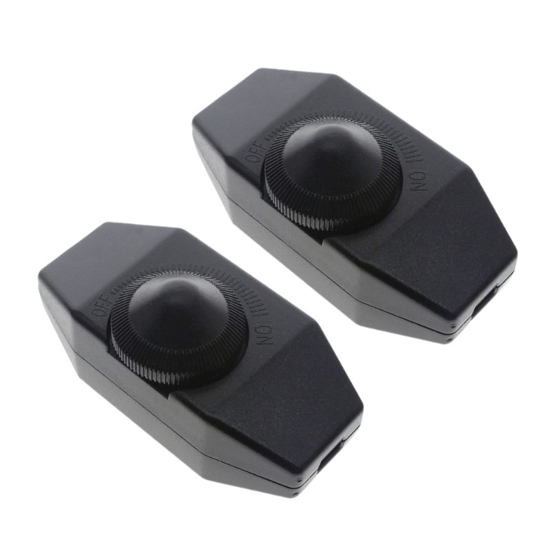 2pcs LED Dimmer Switches Easy Installation Button for Smooth Lighting Adjustment