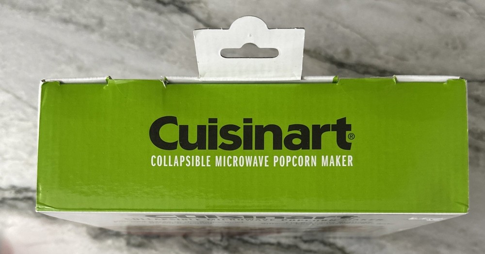 Cuisinart Collapsible Microwave Popcorn Maker, Red