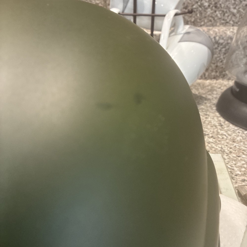 Airsoft Helmet Green ABS Plastic – Used