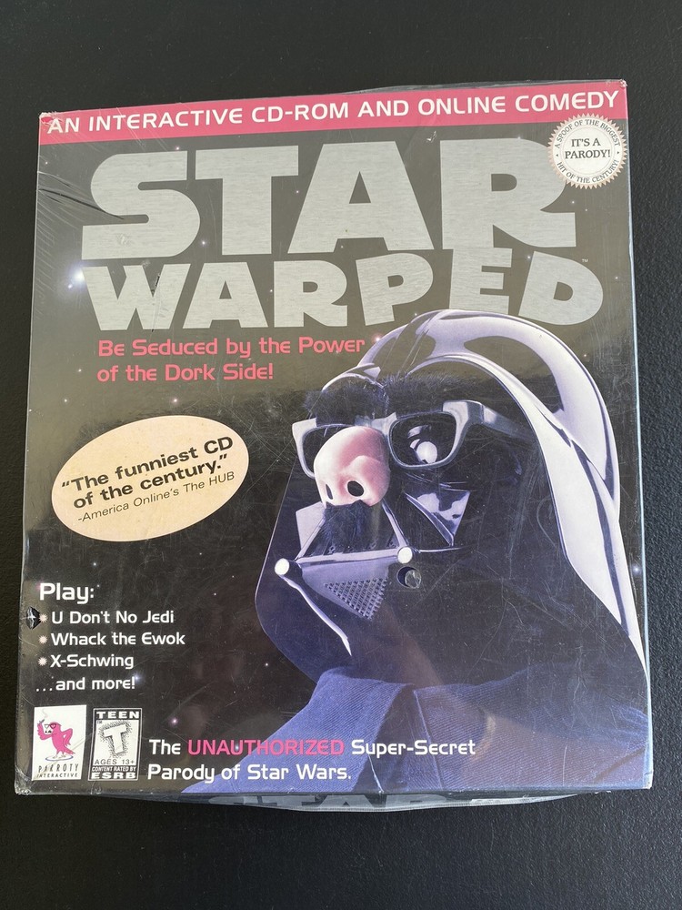 Star Warped Star Wars Parody Interactive CD-Rom Sealed PC Game