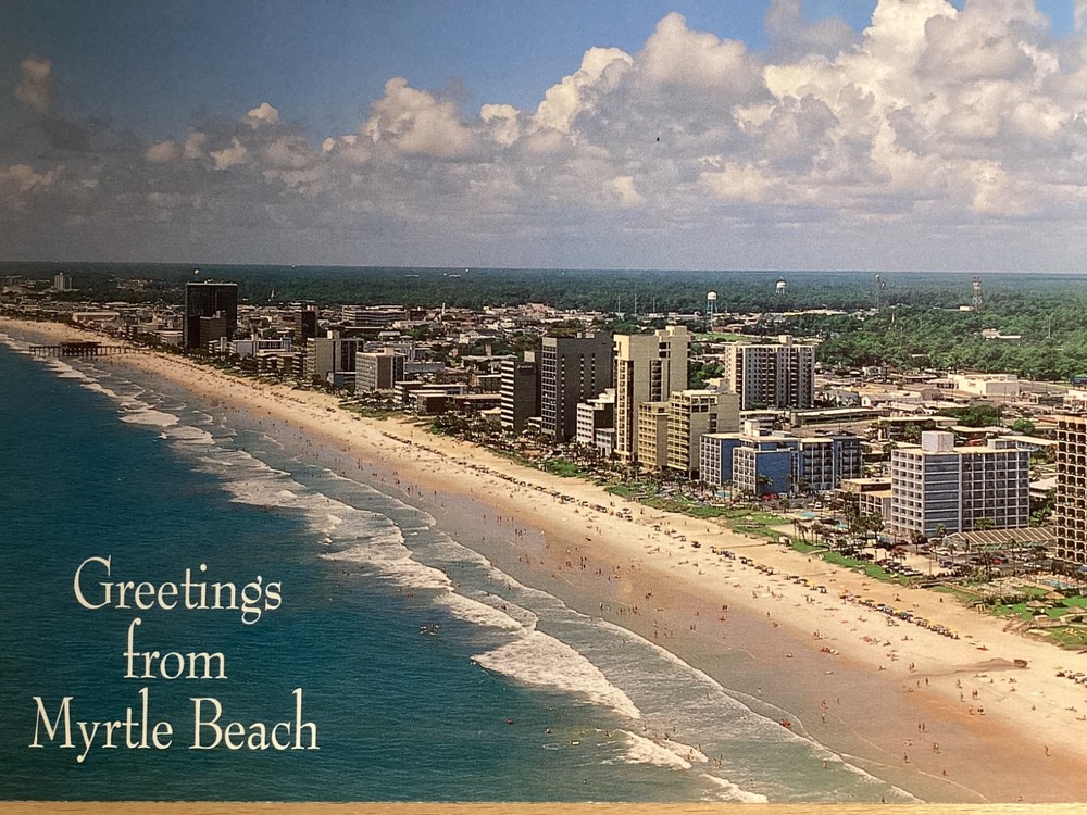 Greetings from Myrtle Beach, SC - Vintage Postcard