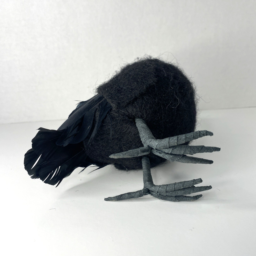 Free Standing Prop Black Owl Decoration