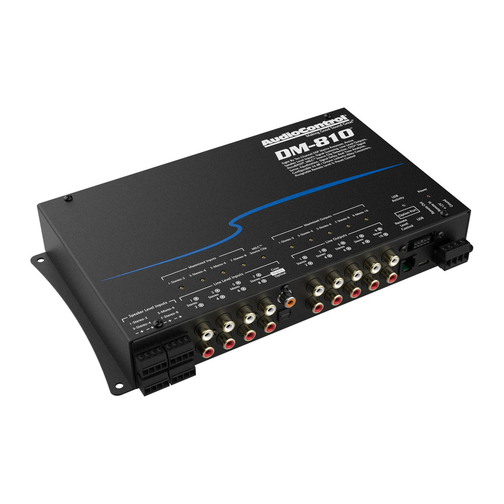 AudioControl DM-810 DSP Matrix Digital Signal Processor 8-CH Input/10-CH Output