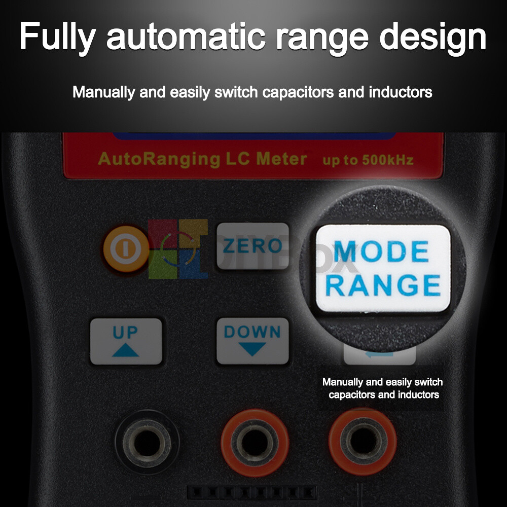MLC500 High Precision Digital Auto-Range Capacitance Inductance Meter Anti-burn