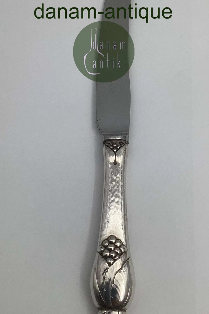 Evald Nielsen No 6 Silver Dinner knife