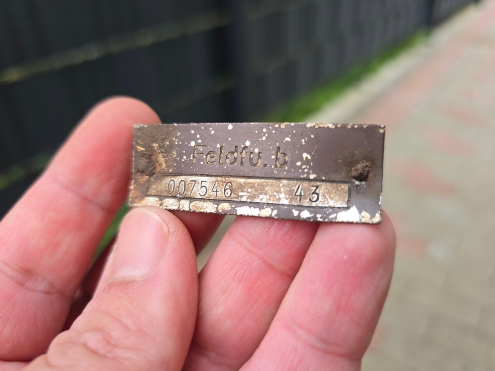 WW2 Accessories from the German bunker relic.
