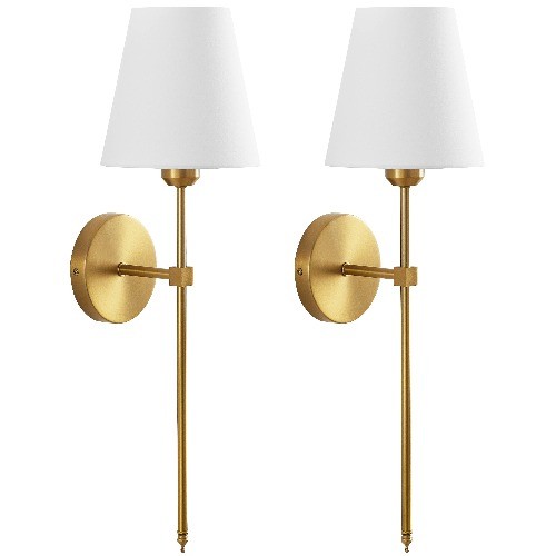Contemporary Indoor 2-Pack Convertible LED Sconce