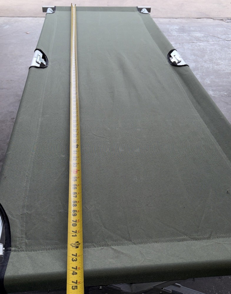 Outdoor Folding Camp Cot , US Military Compact Lightweight