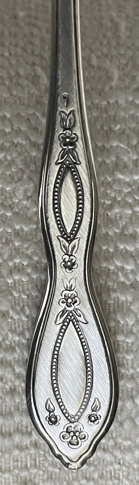 Oneida ANTHEM Stainless Oneidaware Burnished Handle Serving Spoon EXCELLENT