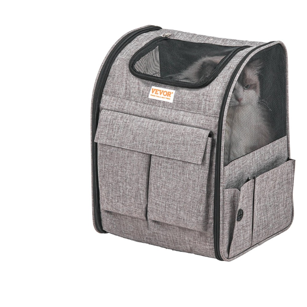 Rolling Pet Carrier Backpack with Removable Wheels for Under 18LBS, Large Soft S
