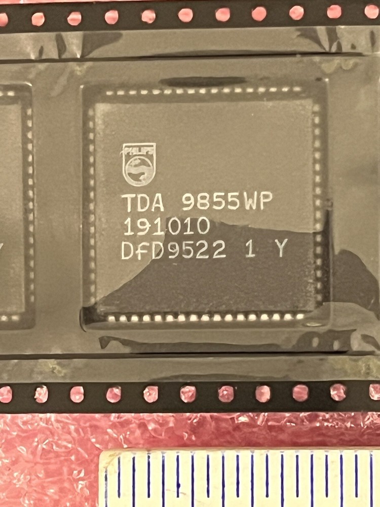 TDA9855WP STEREO SAP DECODER & AUDIO PROCESSOR IC PLCC 68 PHILIPS (LOT OF 1)
