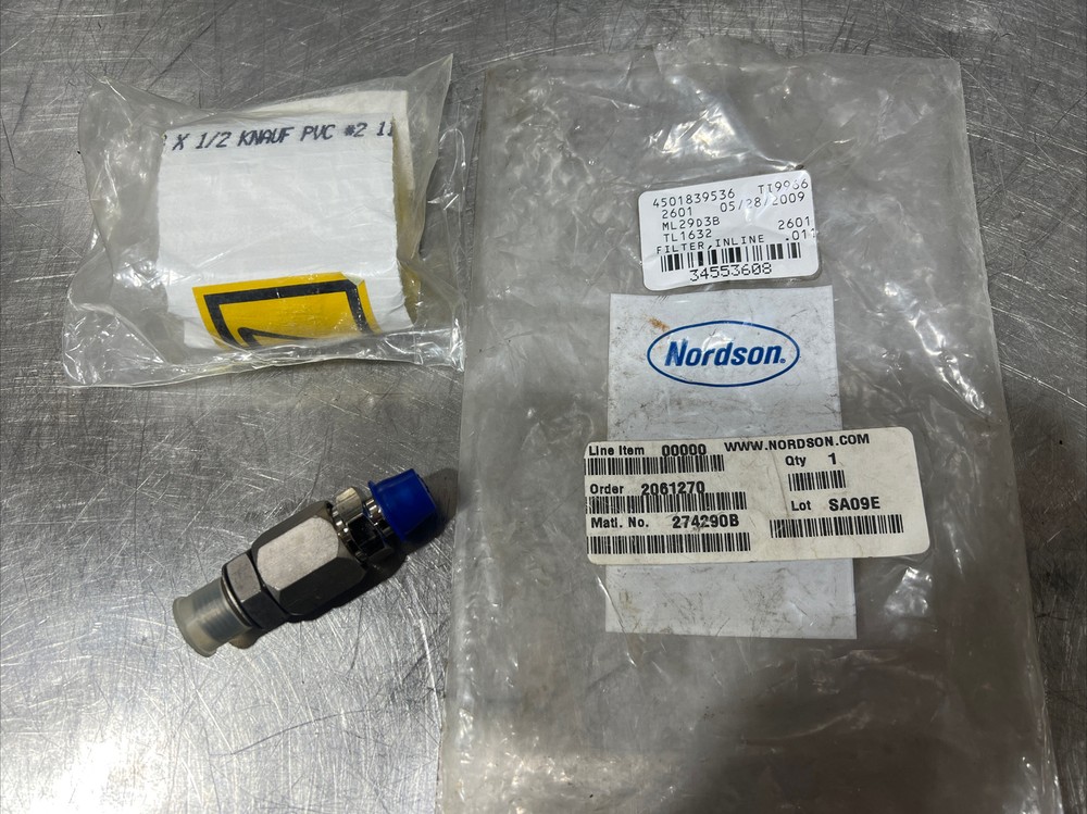 Nos Surplus NORDSON 274290-B INLINE FILTER