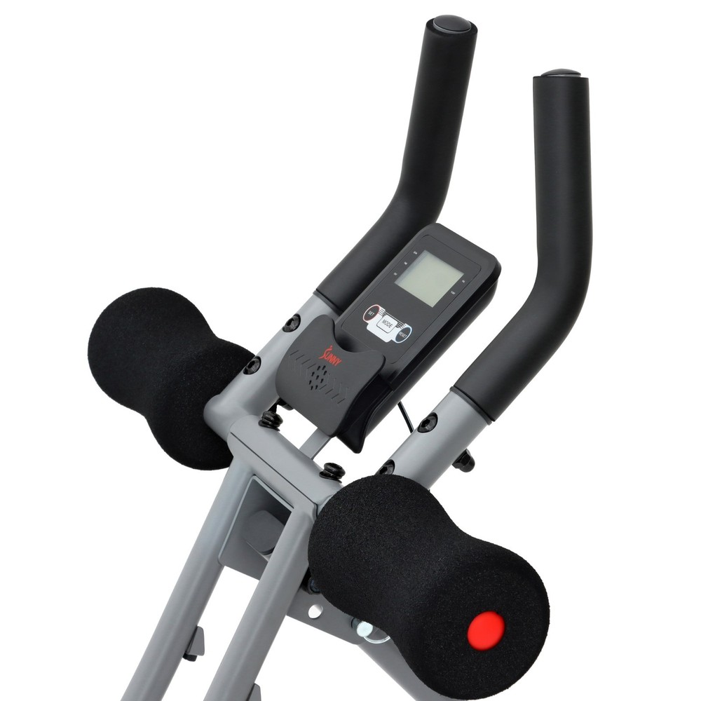 Ab Abdominal Exercise Machine Roller Waist Trainer with Elbow Support Foldable