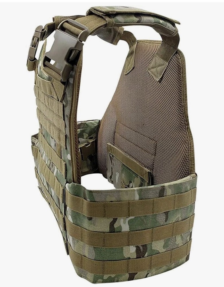 AYIN MOLLE Breathable Outdoor Vest with Hook and Loop attachment points