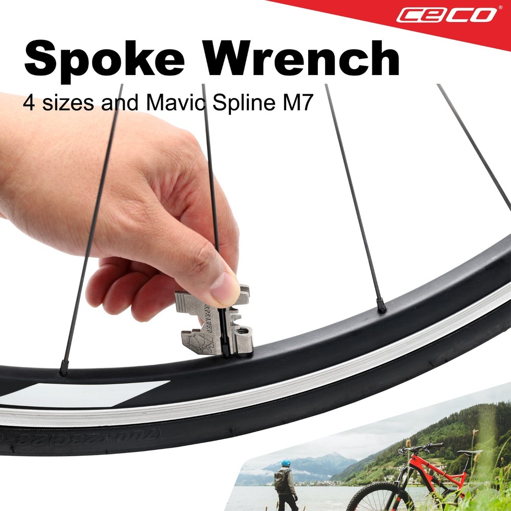 CECO-USA 20-Function Heavy Duty Compact Bicycle Tool with Chain Breaker