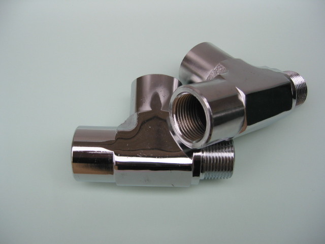 Lowrider Hydraulics fitting 3/4" run tees chrome, 2 pack
