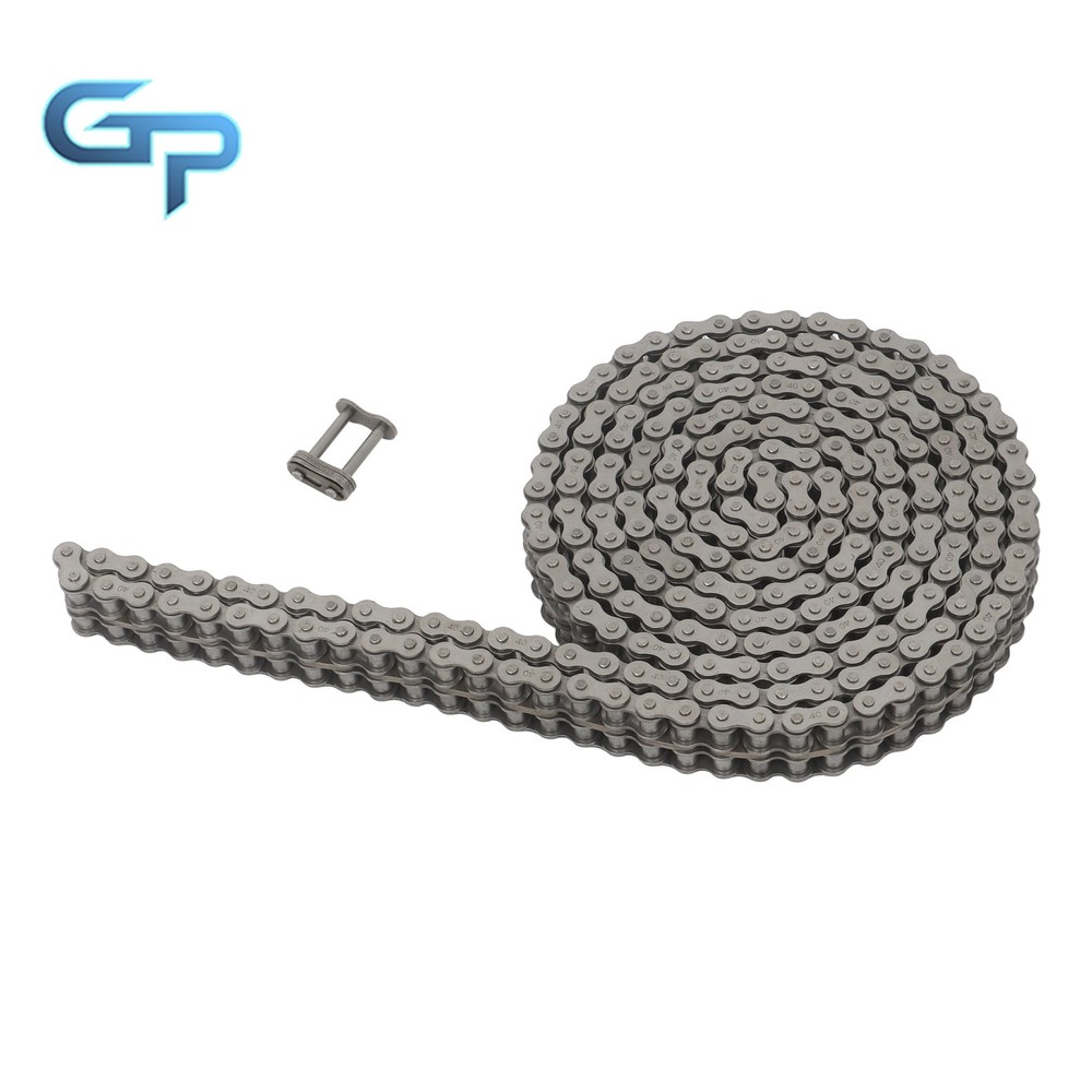 #40-2 Double Roller Chain 10 FT for Drive Systems with 2 Master Links