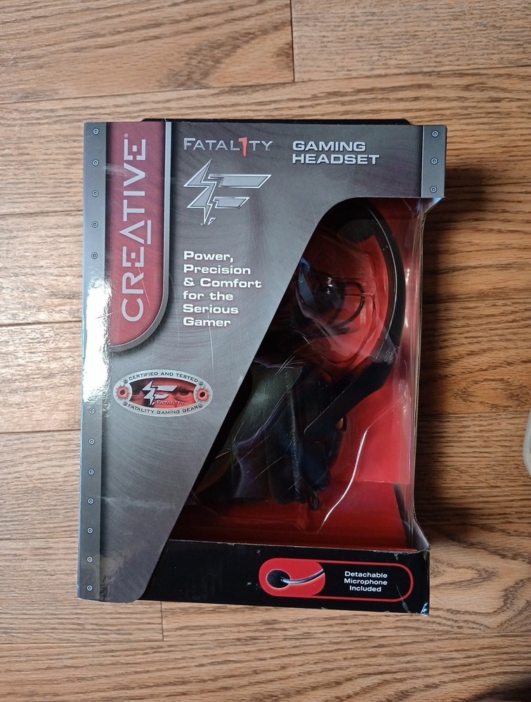 Creative Fatal1ty Gaming Headset (2010s, Microphone, Untested As-Is)