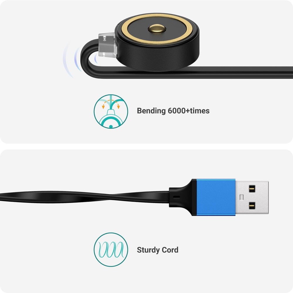 TUSITA MCC S Magnetic Charging Cable Only Compatible with Olight Flashlight...