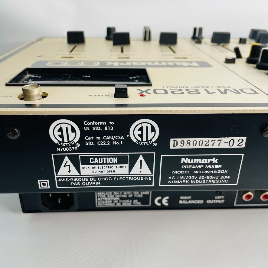 Numark PPD DM1820X Pre/Amp Mixer