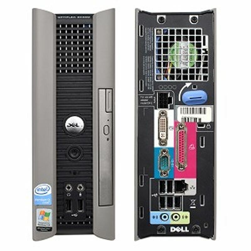 Dell OptiPlex USFF Computer RS232 Serial and Parallel Port Windows XP Pro
