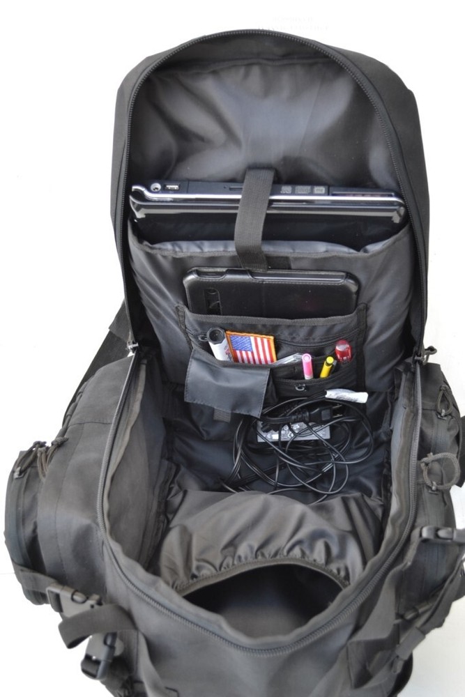Explorer Black Concealment Backpack with Molle Webbing Hydration Ready