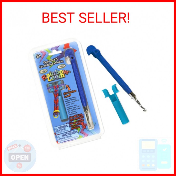 Rainbow Loom Upgrade Kit - Blue Metal Hook