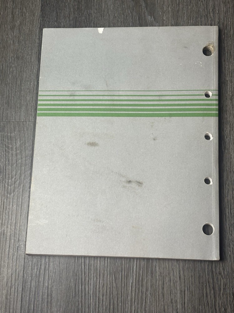 John Deere Yanmar Gasoline Engines Component Technical Manual CTM12 1987