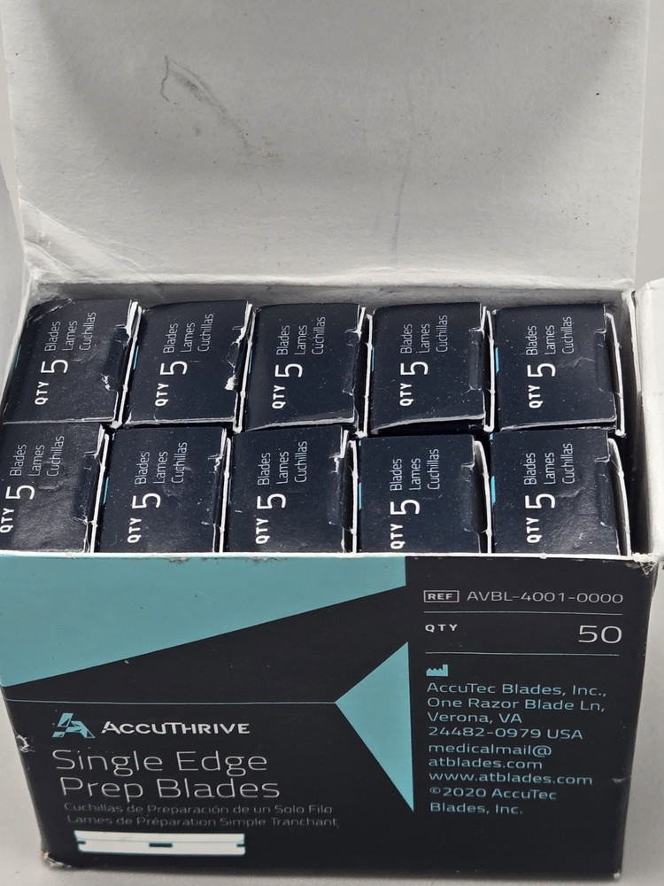 Accuthrive "Medical Prep" Double Edge Blades