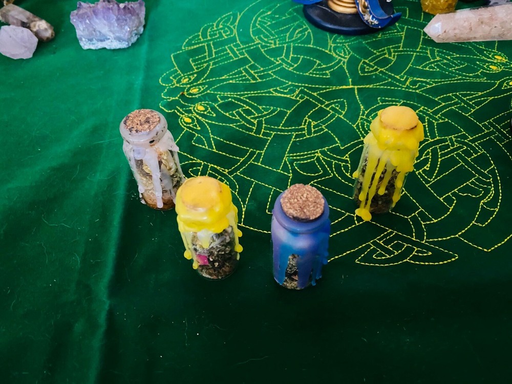 Custom Spell Jar - Chakra Alignment, Healing