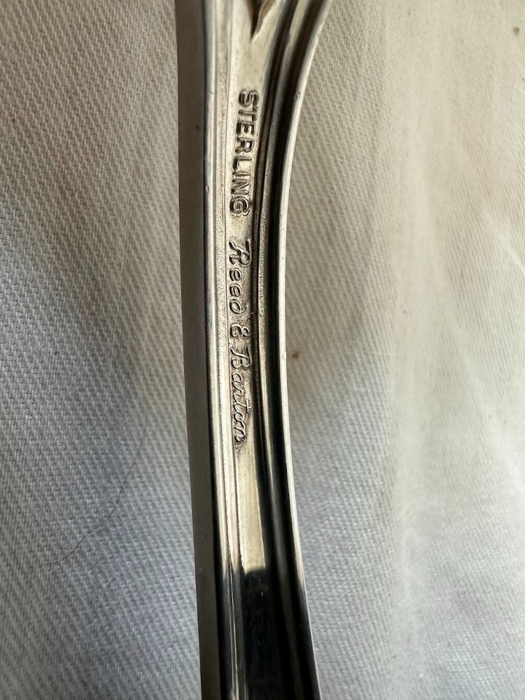 REED & BARTON FRANCIS I Sterling Silver Anniversary PASTA/SPAGHETTI SERVER