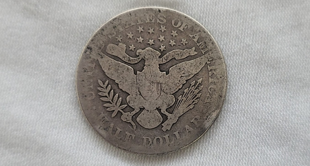 1901 Barber Half Dollar in Poor Condition