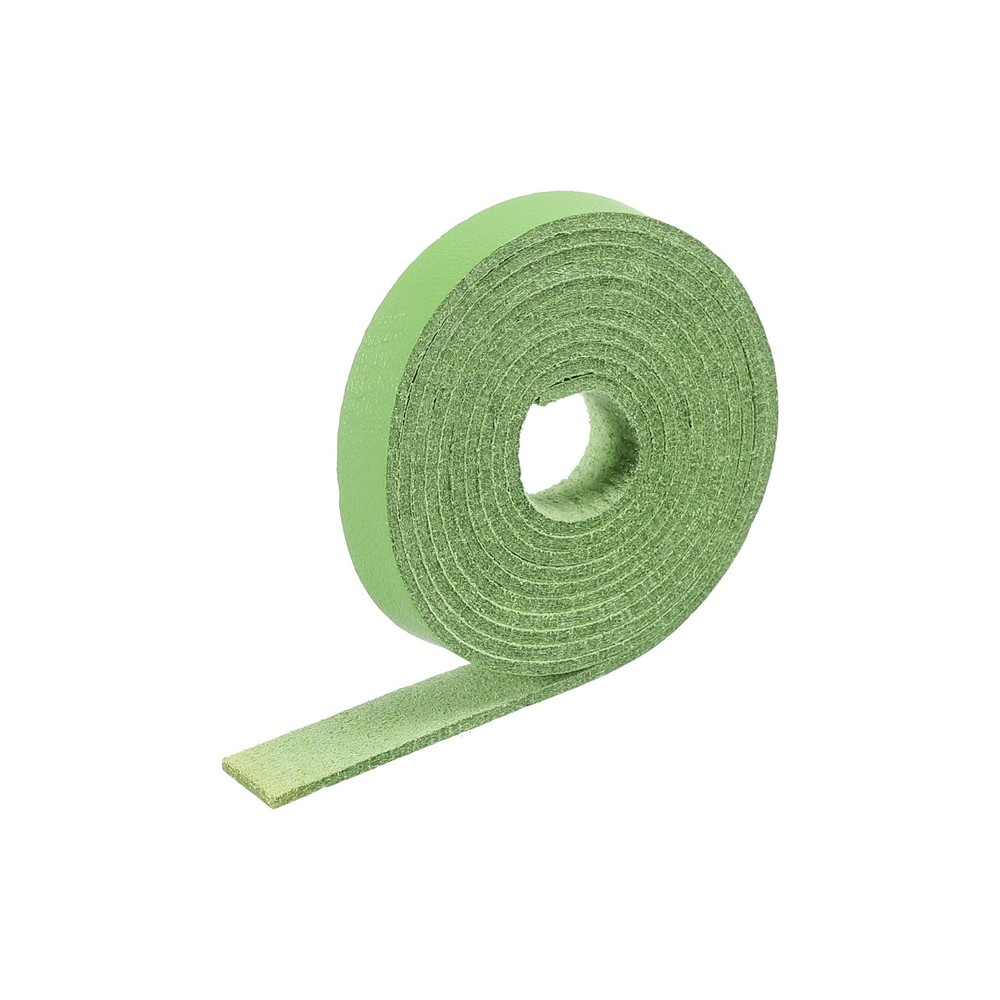 Leather Straps Belt Strip Leather Strips String 0.8cm/0.3" Width, Green